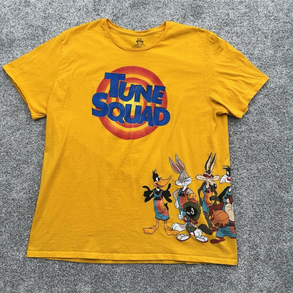Space Jam Tune Squad T-shirt Adult XL New Legacy‎ Looney Toons Bugs Bunny Taz